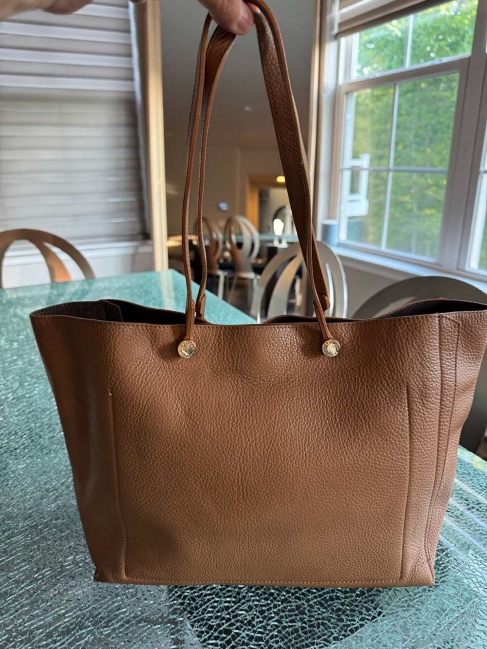 FurlaWomen's Brown Leather Tote Bag - Classic‎ Everyday Shoulder Bag